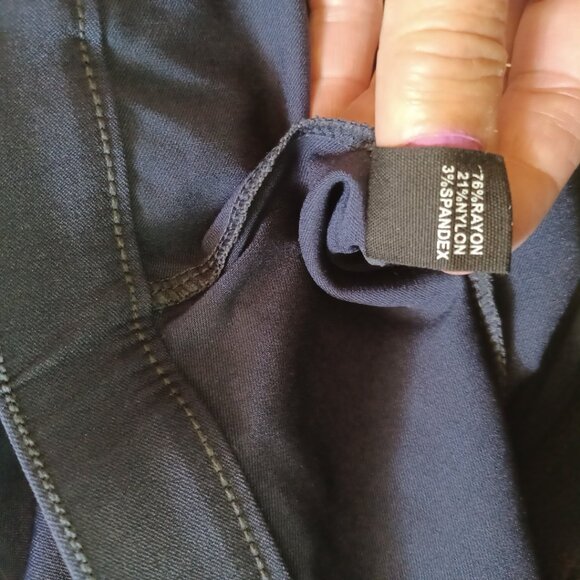 NEW! Navy Sz S Pants - Orange Fashion Village (4495) - Picture 6 of 7